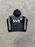 5ive World Cropped Hoodie