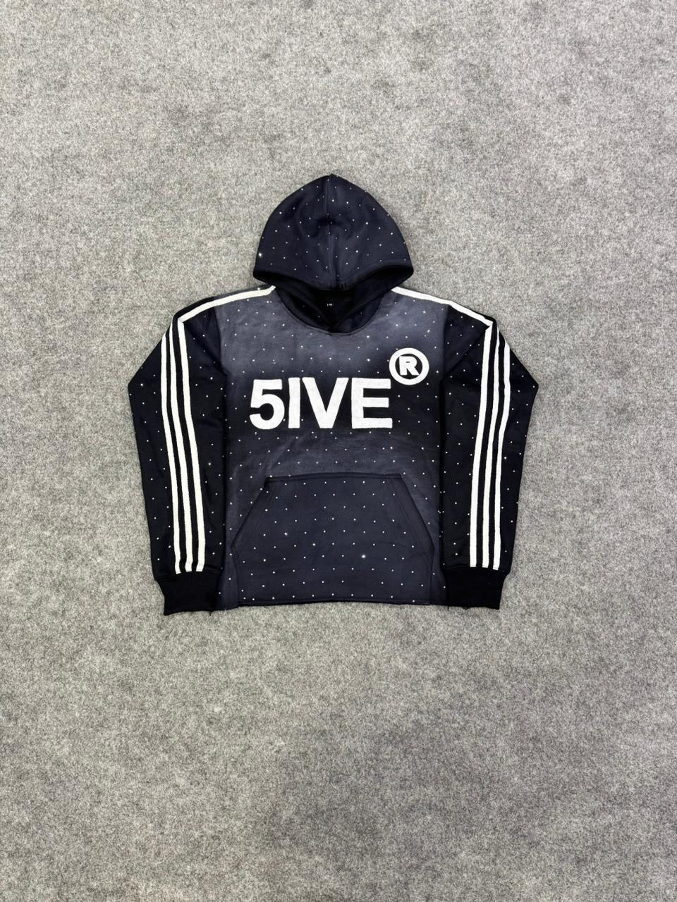 5ive World Cropped Hoodie